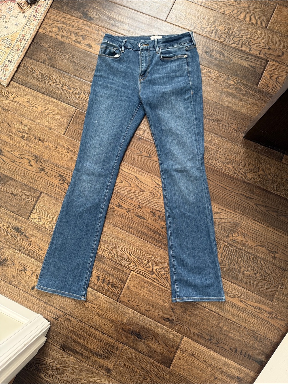 Frame Denim Women's Boot Cut Jeans in Medium Blue Wash